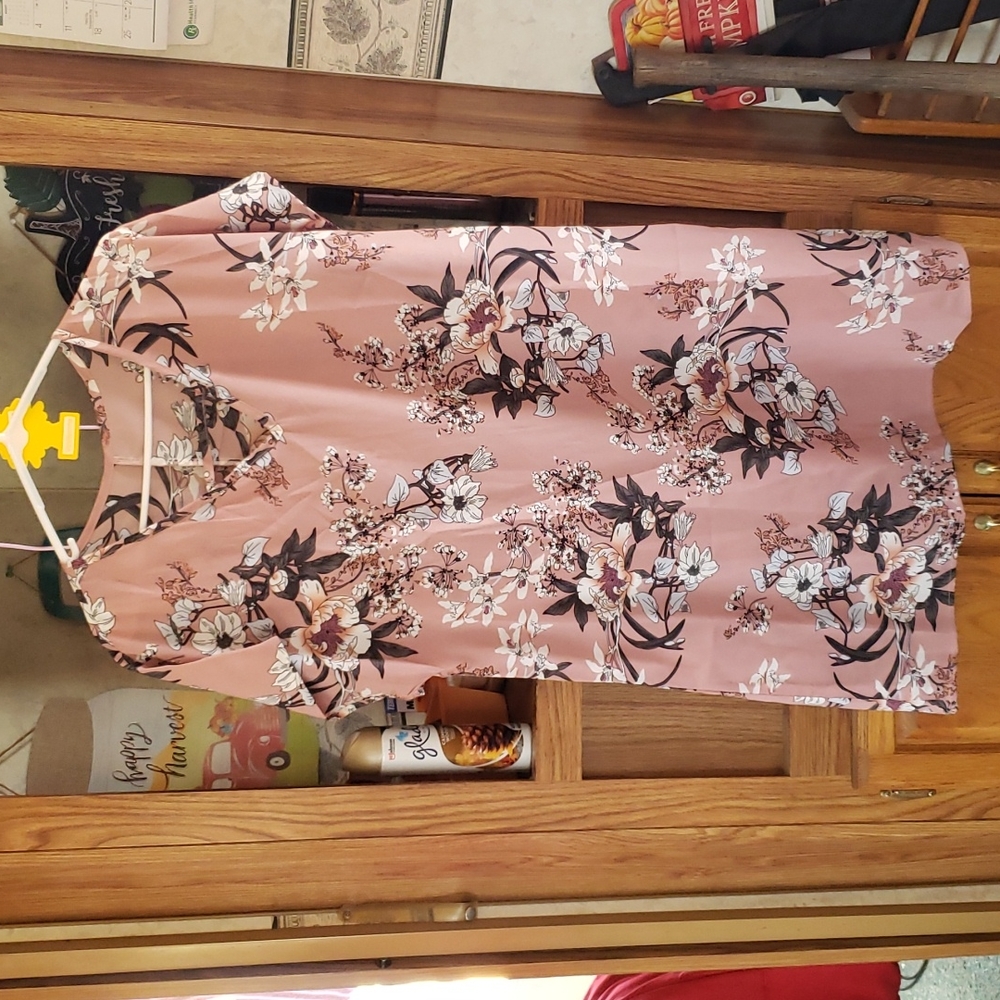 Shein dress pink xl